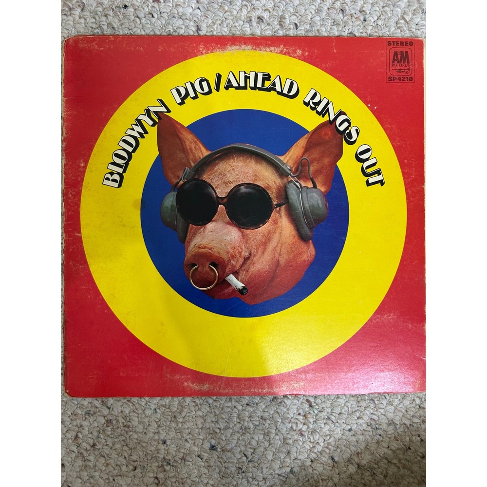 Blodwyn Pig Ahead Rings Out Vinyl LP A&M SP 4210 Mick Abrahams Blues Rock 1969